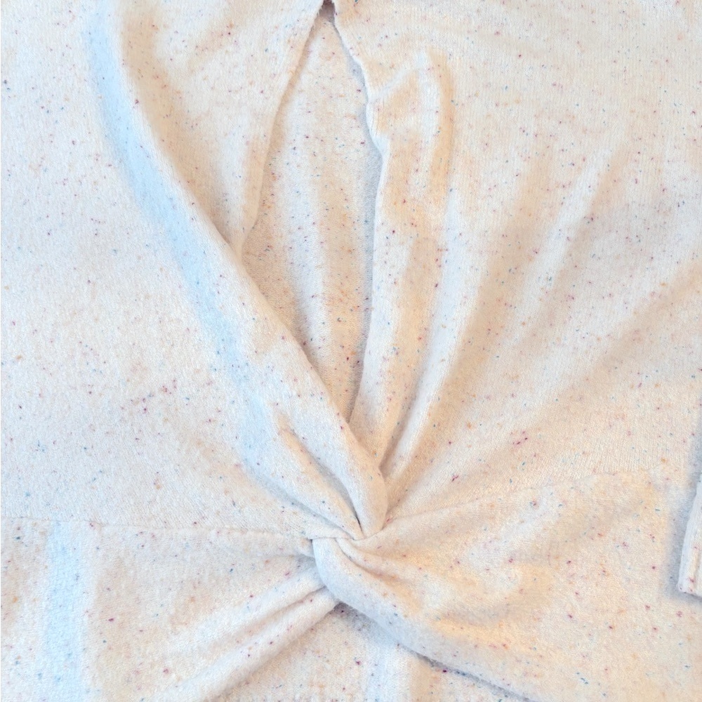 Shrinking Violet Open Back Gray Sweater. Women’s Sz-M Confetti | Neutral EUC - Picture 14 of 14